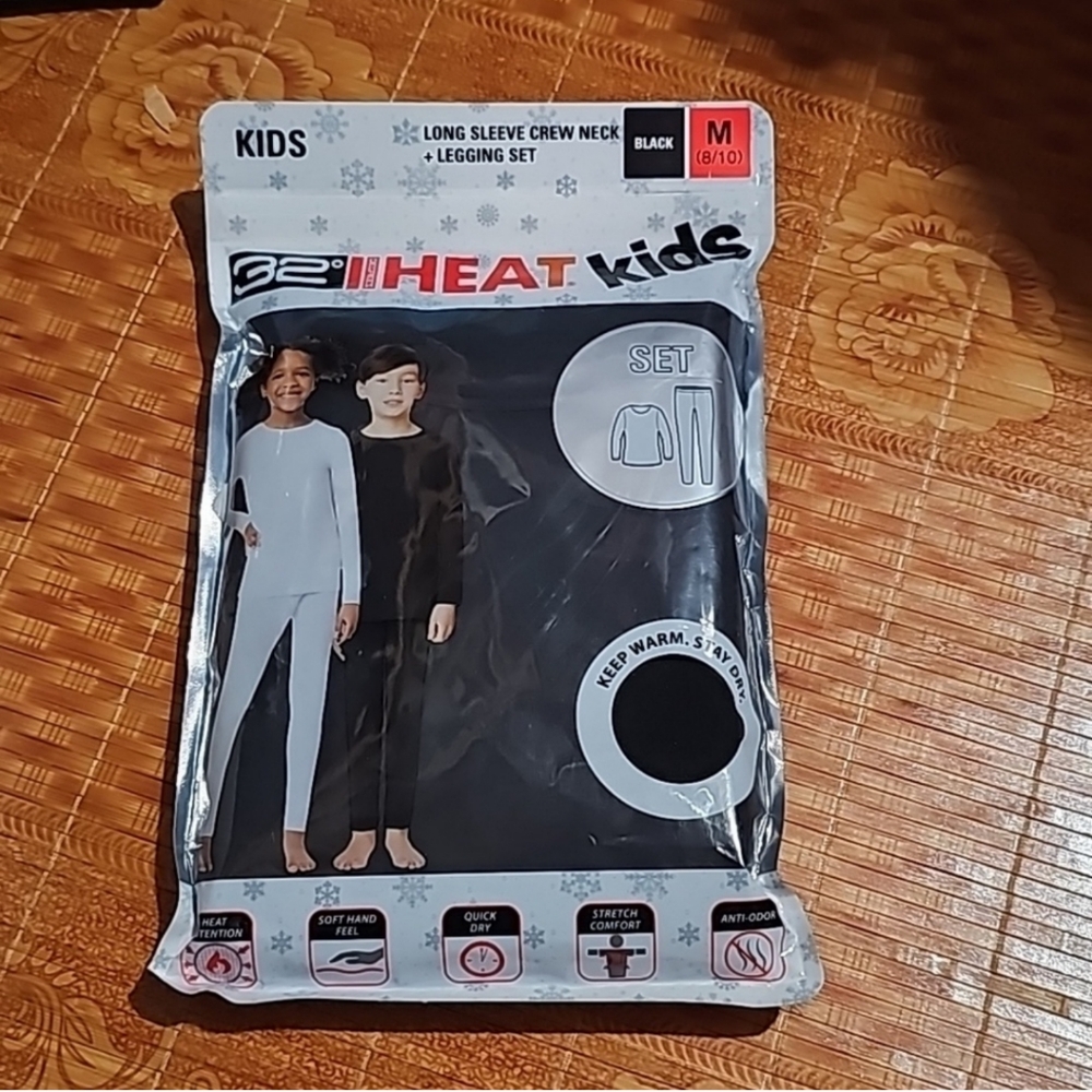 32 Degrees Heat Long Sleeve CrewNeck & Legging Set unisex, nwt boys girls